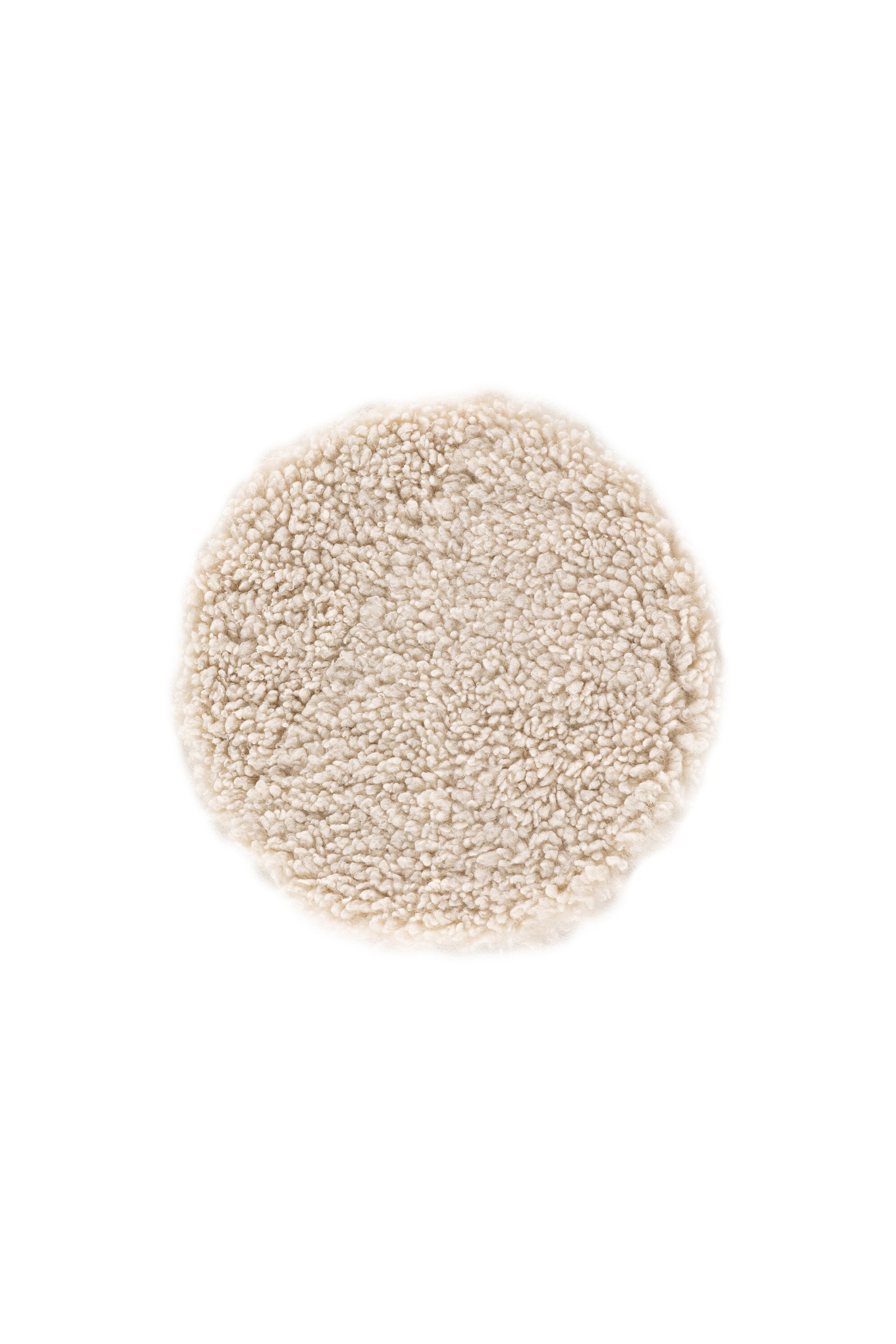 61252-101_1_os Katy Sitzkissen Für Stuhl Polsterstuhl Weiß ⌀34 Polyester,Polyester Wildleder