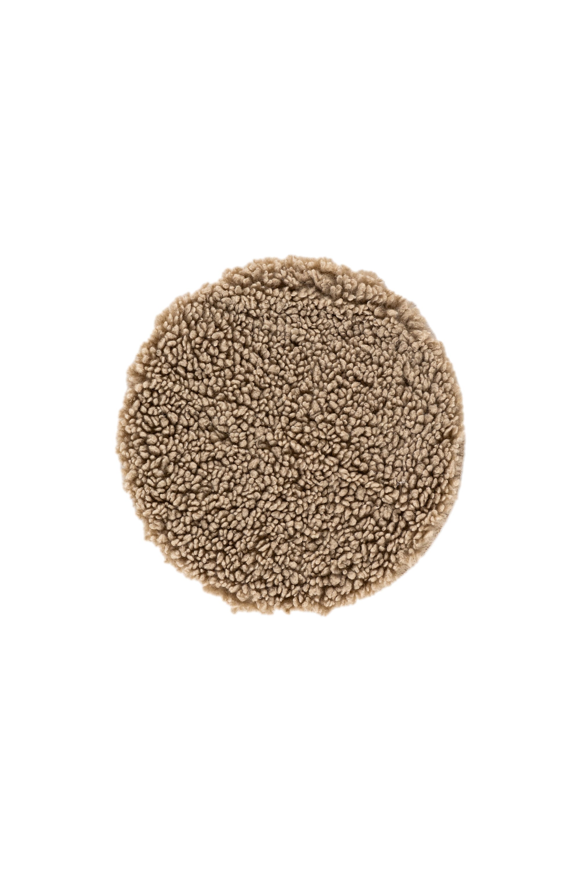 61252-102_1_os Katy Sitzkissen Für Stuhl Polsterstuhl Beige ⌀34 Polyester,Polyester Wildleder