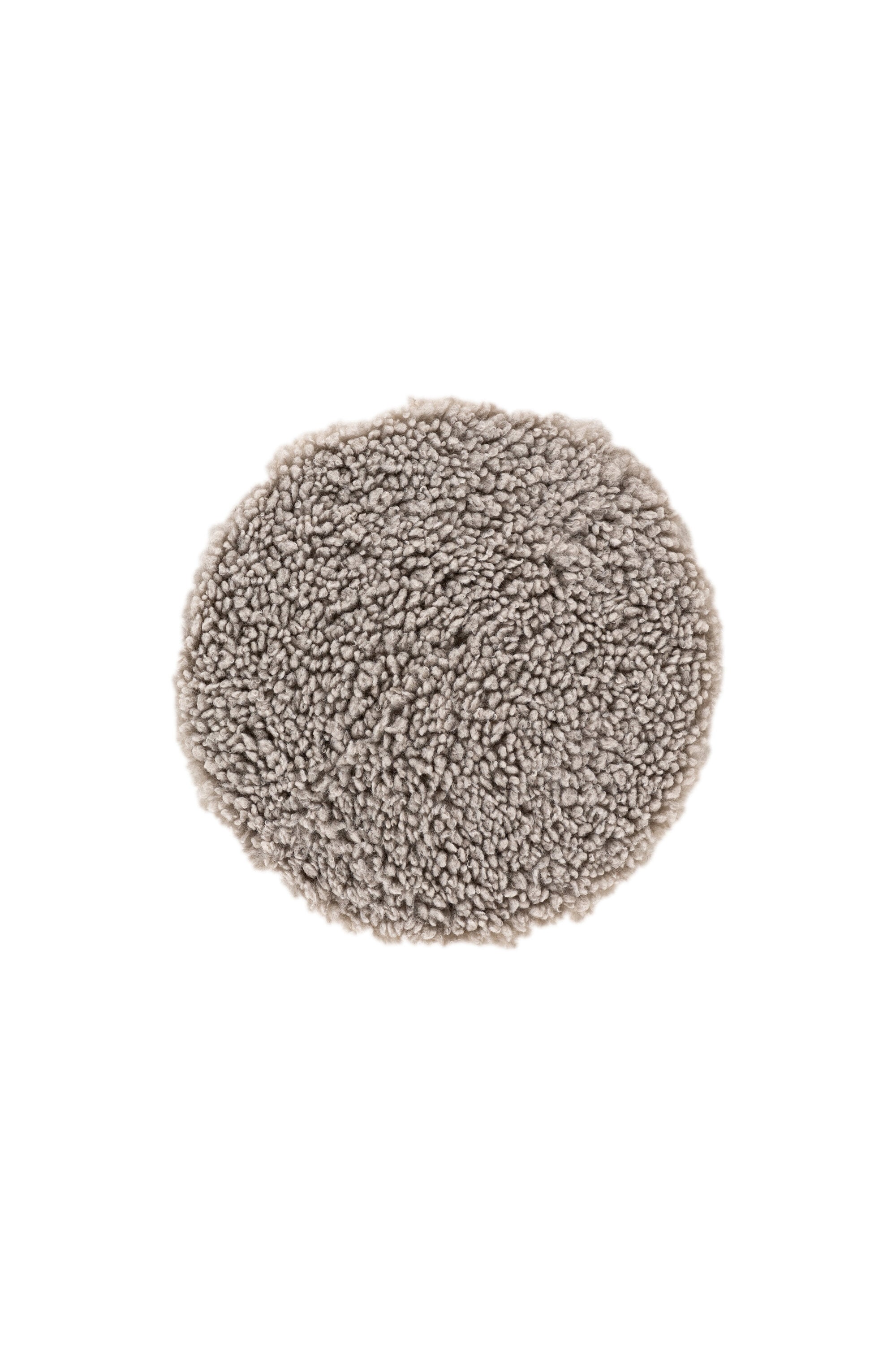 61252-106_1_os Katy Sitzkissen Für Stuhl Polsterstuhl Hellgrau ⌀34 Polyester,Polyester Wildleder