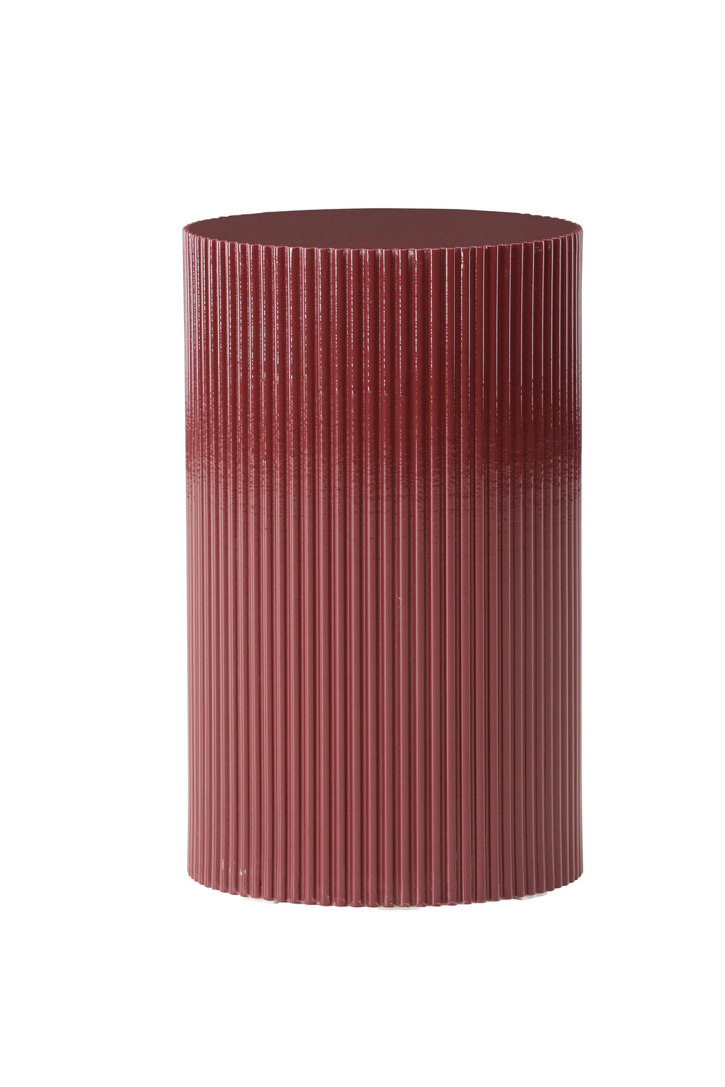 61291-152_10_os Lenox Beistelltisch Beistelltisch Burgunderrot ⌀30,5 MDF