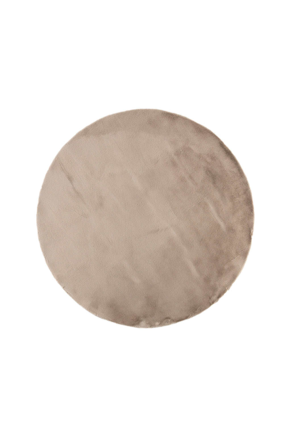 61548-102_1_os Leni Teppich Wohnzimmerteppiche Beige ⌀200 Polyester,Baumwolle