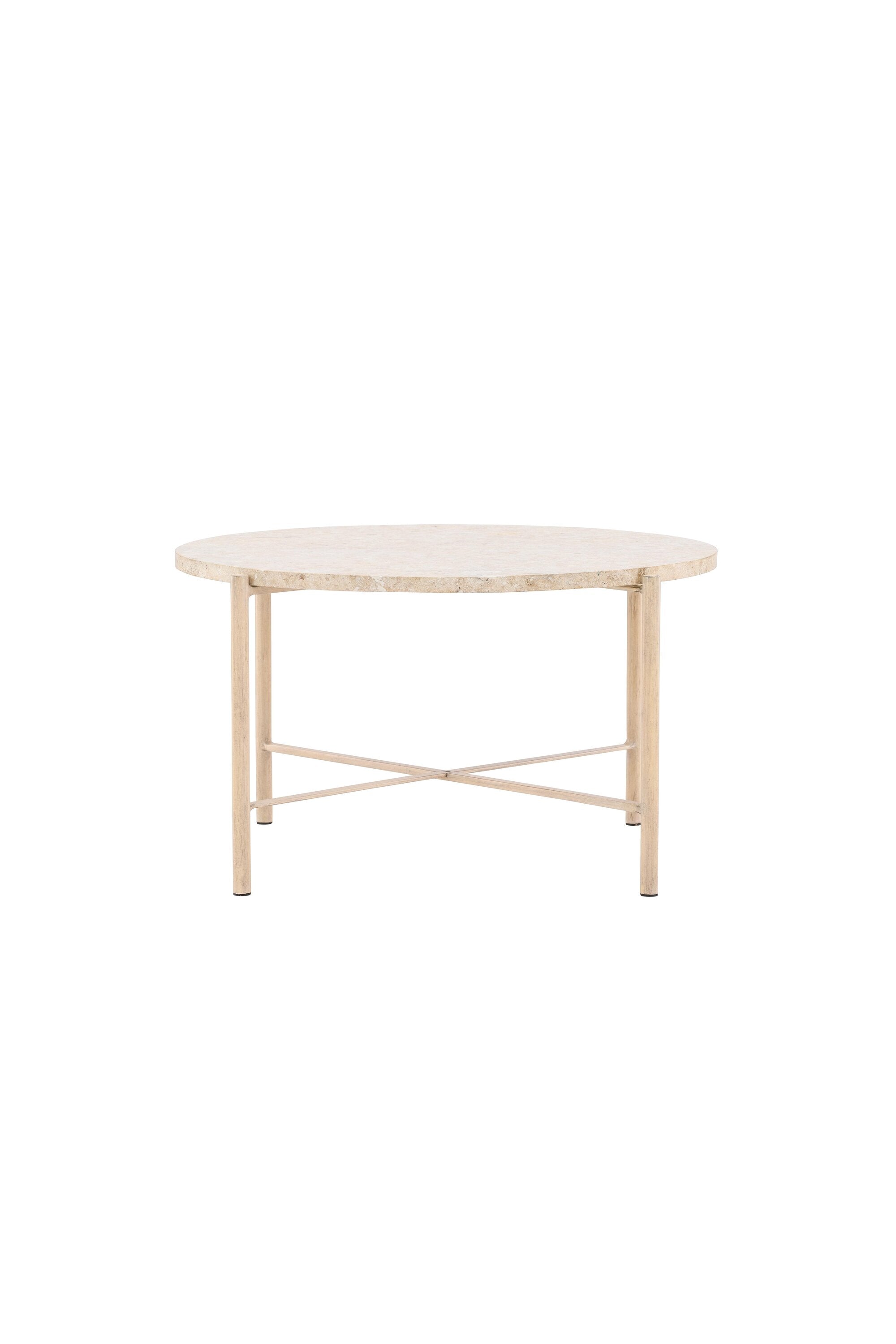 61807-102_10_os Sandhamn Sofa Table Couchtisch Beige ⌀70 Eisen,Mactan