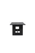 61912-100_10_os Milly Rechteckiger Esstisch Rechteckiger Esstisch Schwarz 235 x 100 MDF