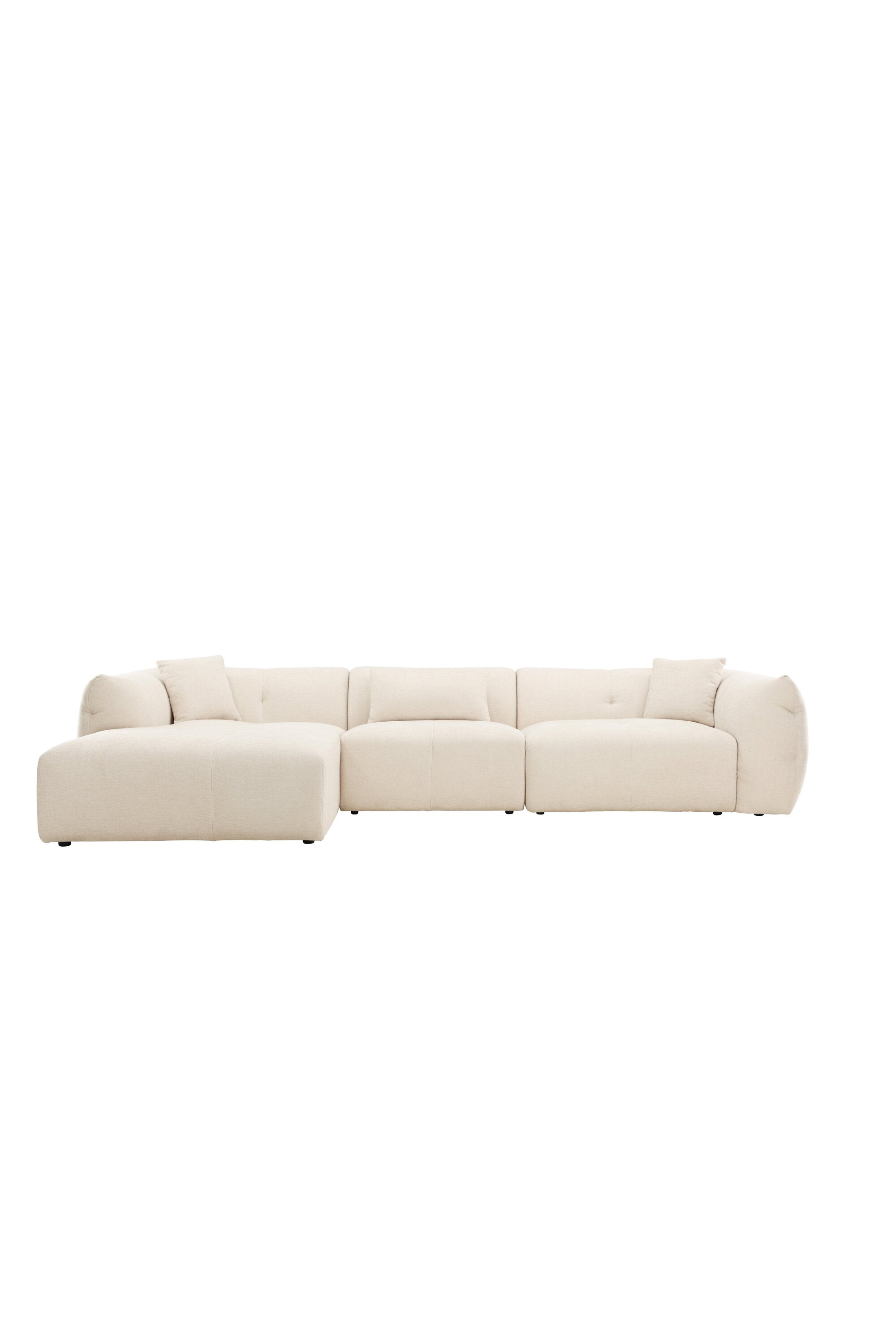 61999-102_1_os Positano Ecksofa Eck Sofa Beige 117 x 71 x 335 x 194 Schaumstoff,Plastik,Polyester