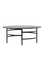 62030-100_10_os Copenhagen Sofa Table Couchtisch Schwarz ⌀100 MDF,Metall