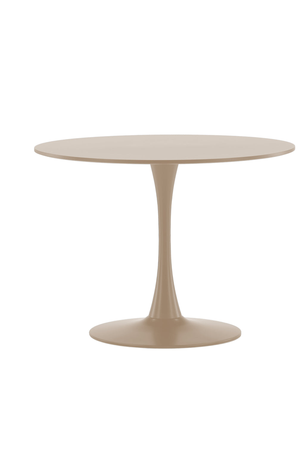 62319-102_10_os Glade Round Dining Table Runder Esstisch Beige ⌀100 MDF,Stahl