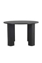 62343-100_1_os Juno Round Dining Table Runder Esstisch Schwarz ⌀120 MDF
