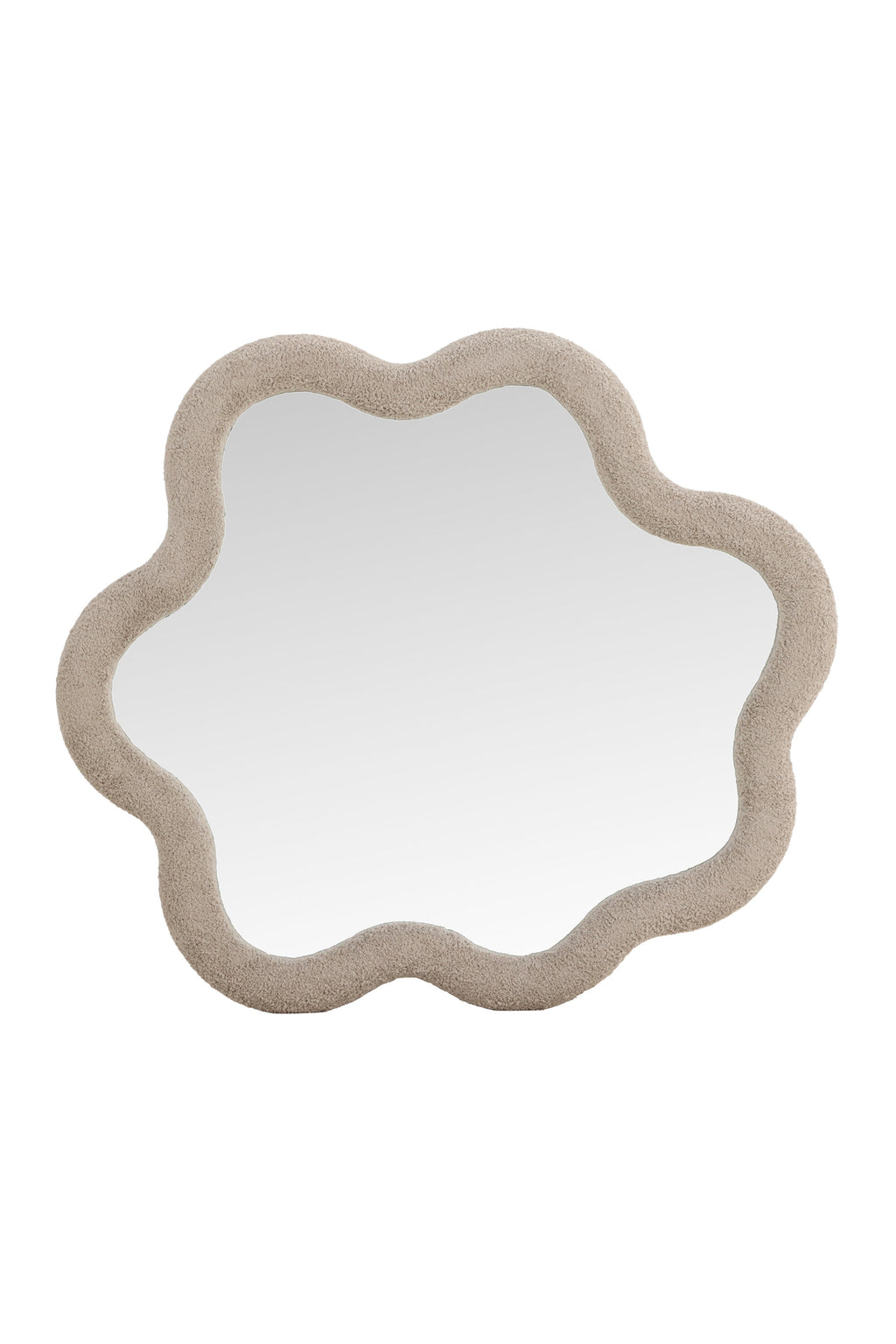 63352-111_1_os Kungsbacka Kleiner Spiegel Kleine Spiegel Beige,Klarglas 70 x 3,5 x 70 Bouclé,Glas