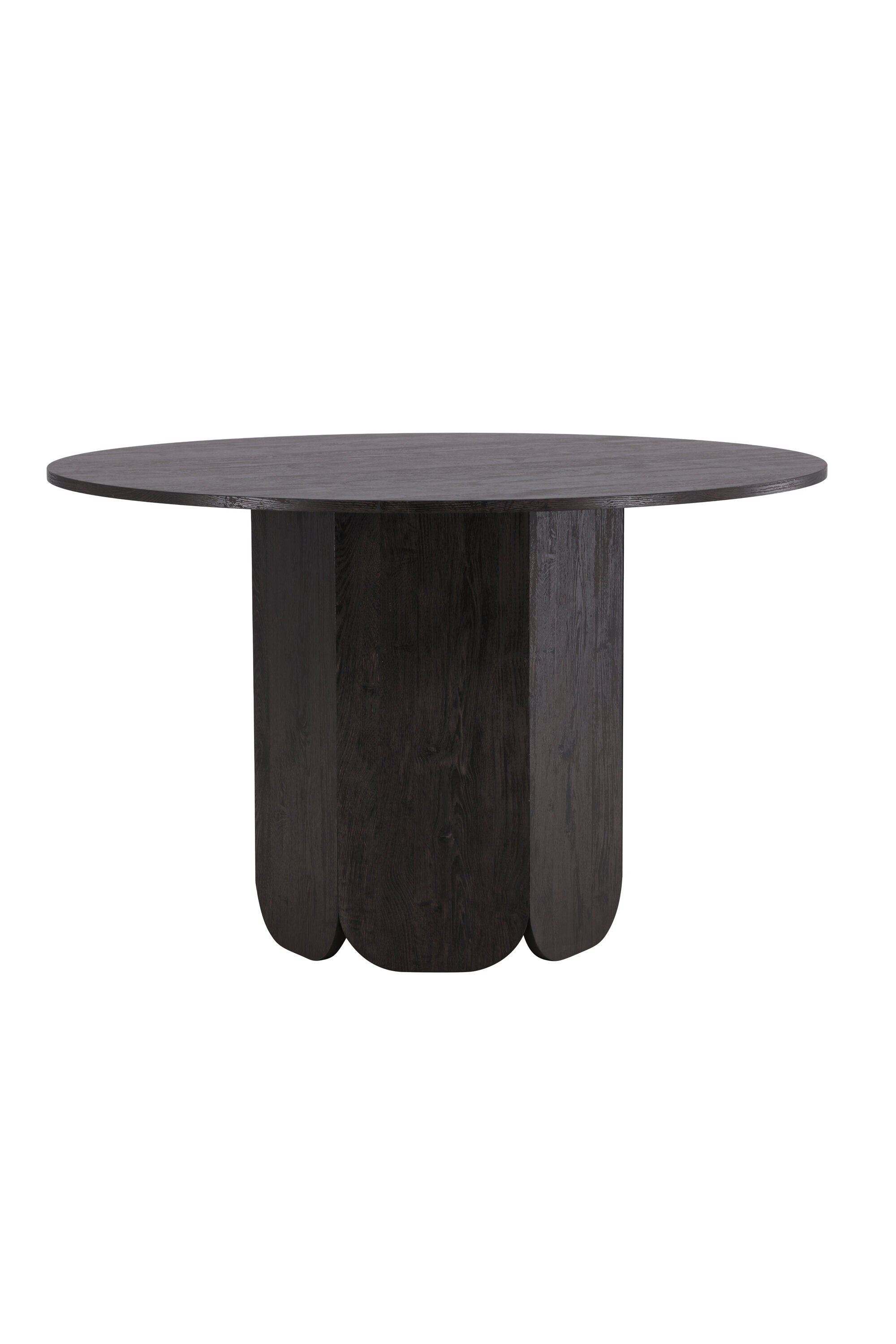 63362-100_10_os Tekla Round Dining Table Runder Esstisch Schwarz ⌀120 MDF,Papierlaminat