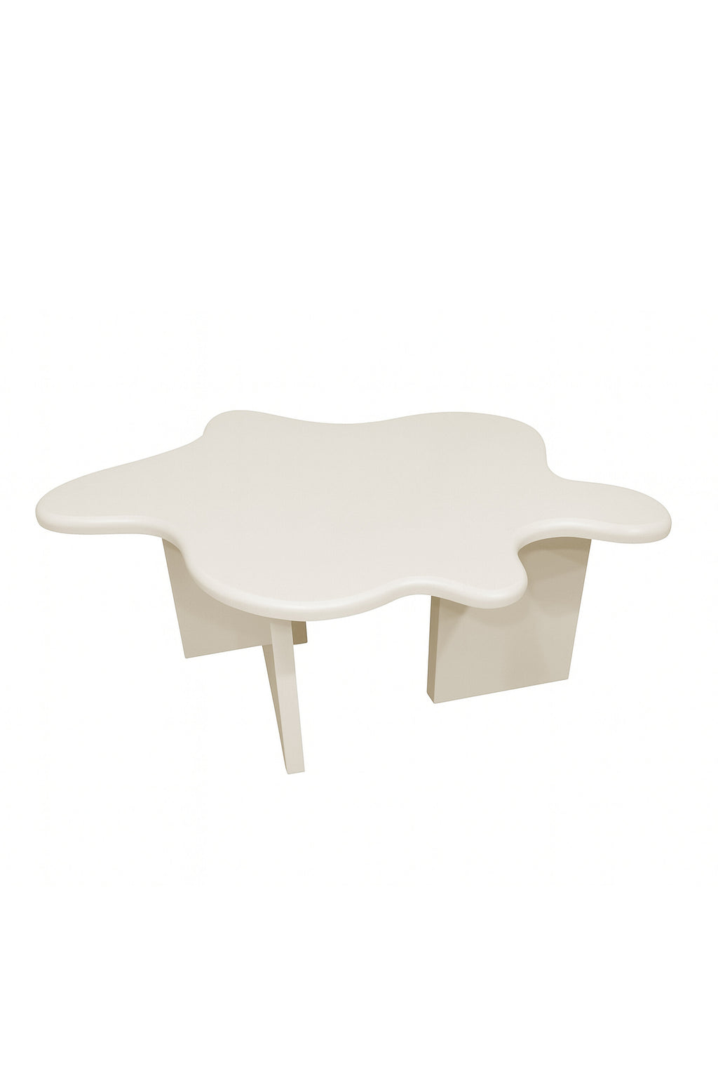 63395-100_1_os Flower Sofa Table Couchtisch Beige 116 x 76 MDF,Papierlaminat