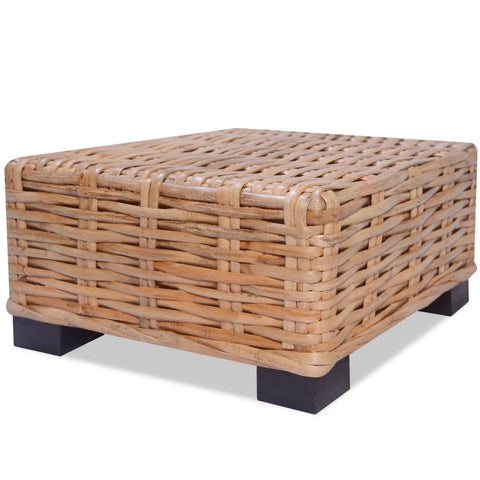 Sofagarnitur 27-tlg. Natürliches Rattan