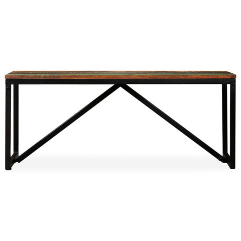 Sitzbank Massivholz 110x35x45 cm