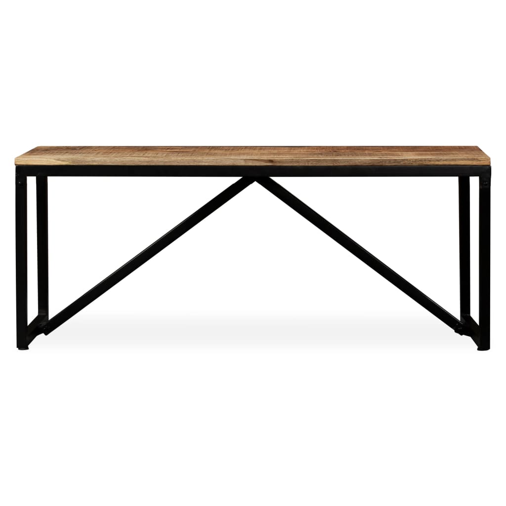 Sitzbank Massiv-Mangoholz 110 x 35 x 45 cm