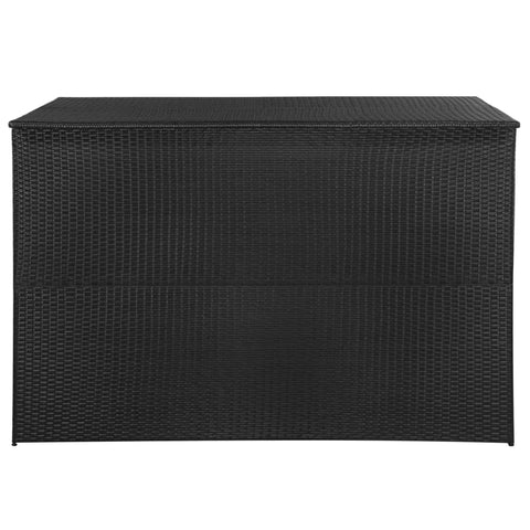 Garden-Auflagenbox Schwarz 150x100x100 cm Poly Rattan