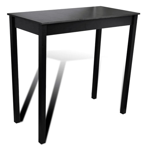 Bartisch MDF Schwarz 115×55×107 cm