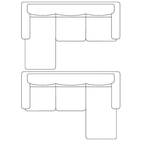 L-förmiges Sofa 3-Sitzer Kunstleder Schwarz