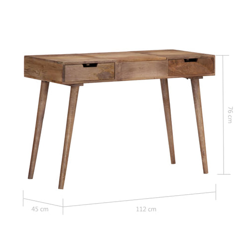 Schminktisch 112x45x76 cm Massivholz Mango