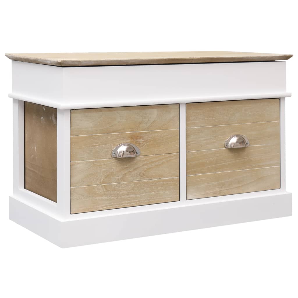 Flurbank 70 x 35 x 45 cm Paulownia Holz