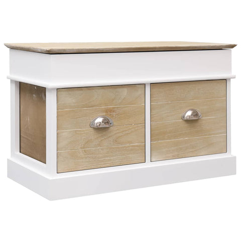 Flurbank 70 x 35 x 45 cm Paulownia Holz