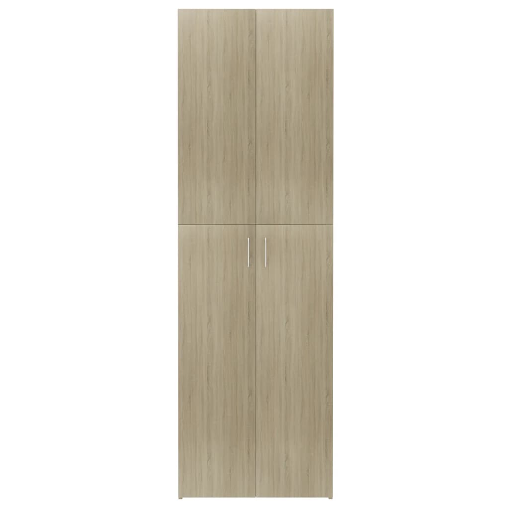 Büroschrank Sonoma-Eiche 60x32x190 cm Holzwerkstoff