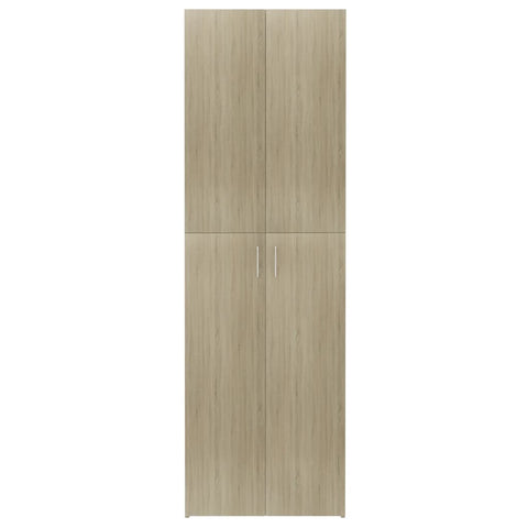 Büroschrank Sonoma-Eiche 60x32x190 cm Holzwerkstoff