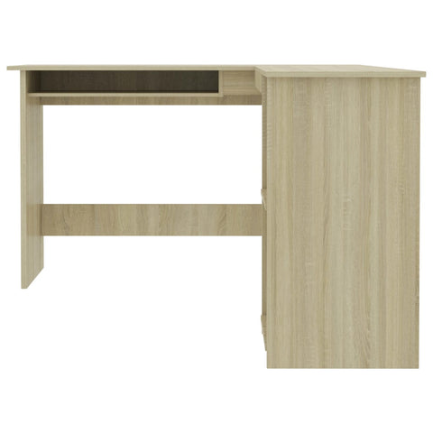 Eckschreibtisch L-Form Sonoma-Eiche 120x140x75 cm Holzwerkstoff