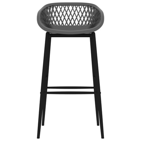 Barhocker 2 Stk. Grau