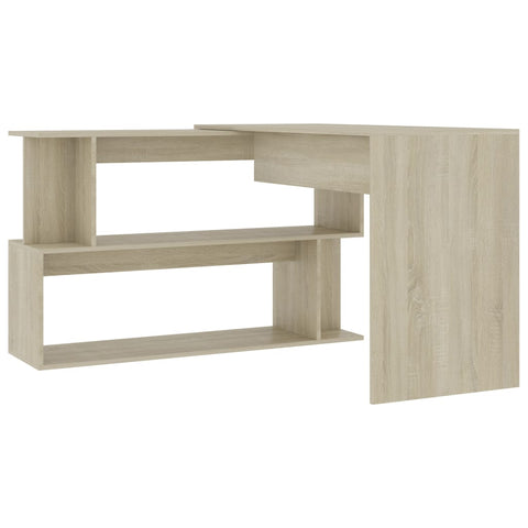 Eckschreibtisch Sonoma-Eiche 200x50x76 cm Holzwerkstoff