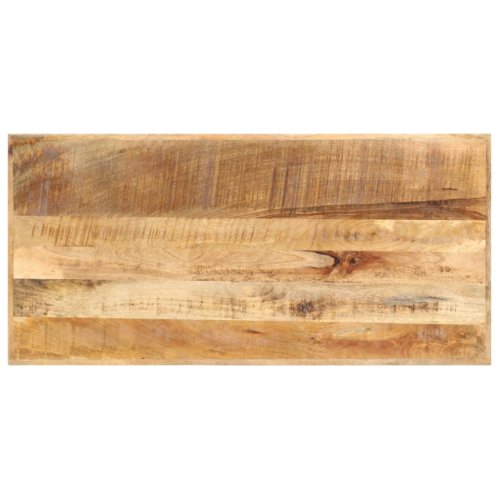 Bartisch 120x58x107 cm Raues Mangoholz