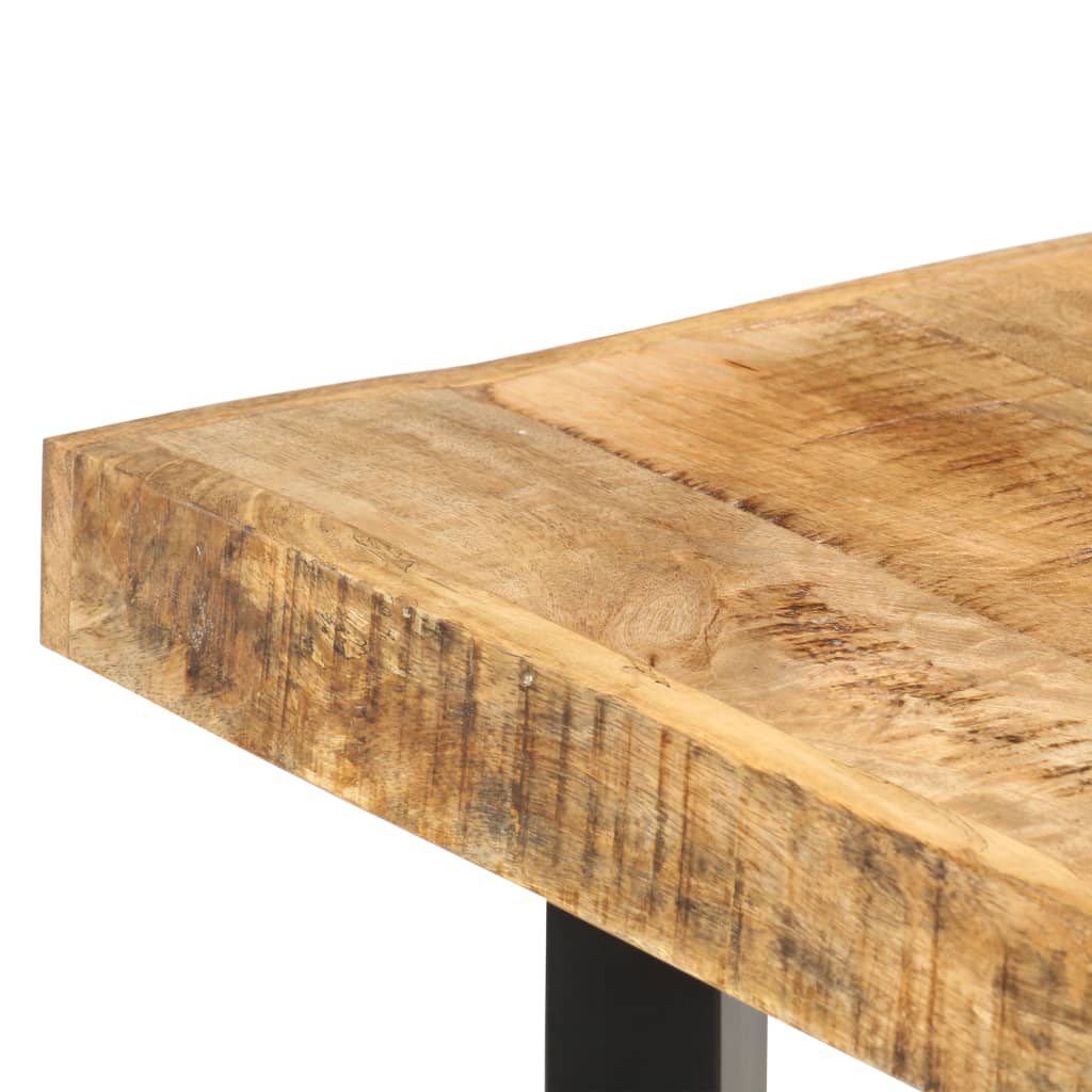 Bartisch 150x70x107 cm Raues Mangoholz