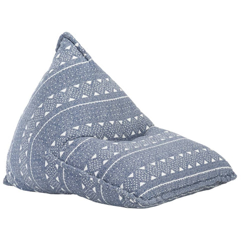 Beanbag Indigo Stoff Patchwork