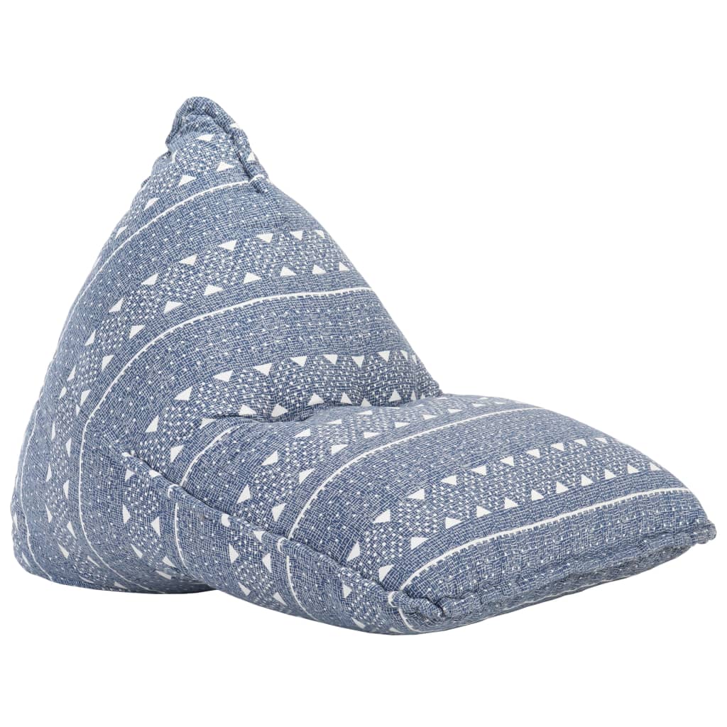 Beanbag Indigo Stoff Patchwork