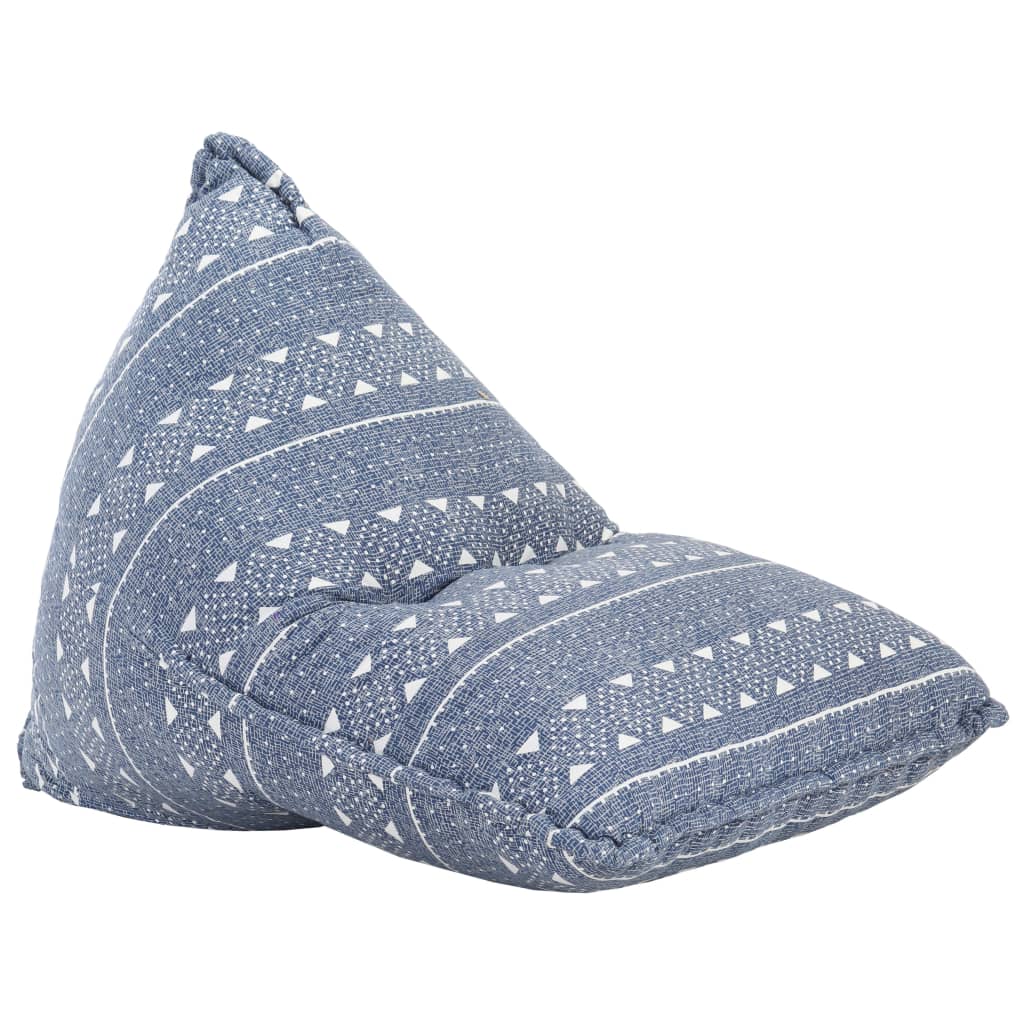 Beanbag Indigo Stoff Patchwork