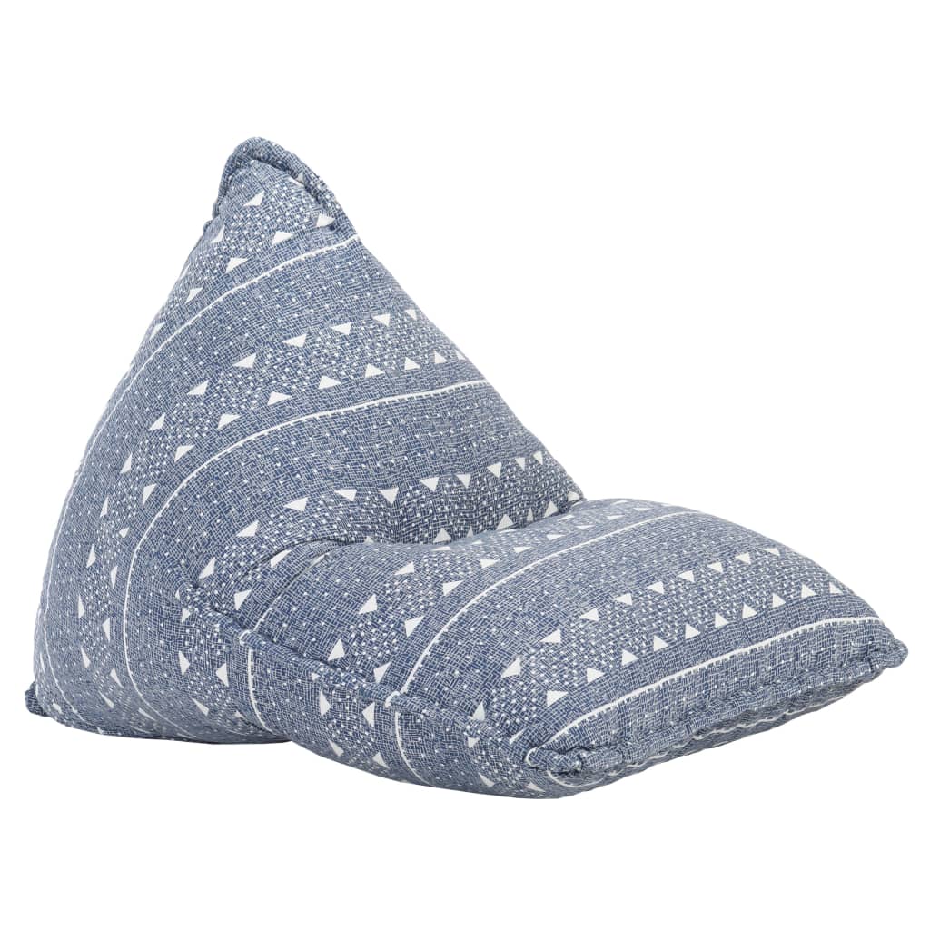 Beanbag Indigo Stoff Patchwork