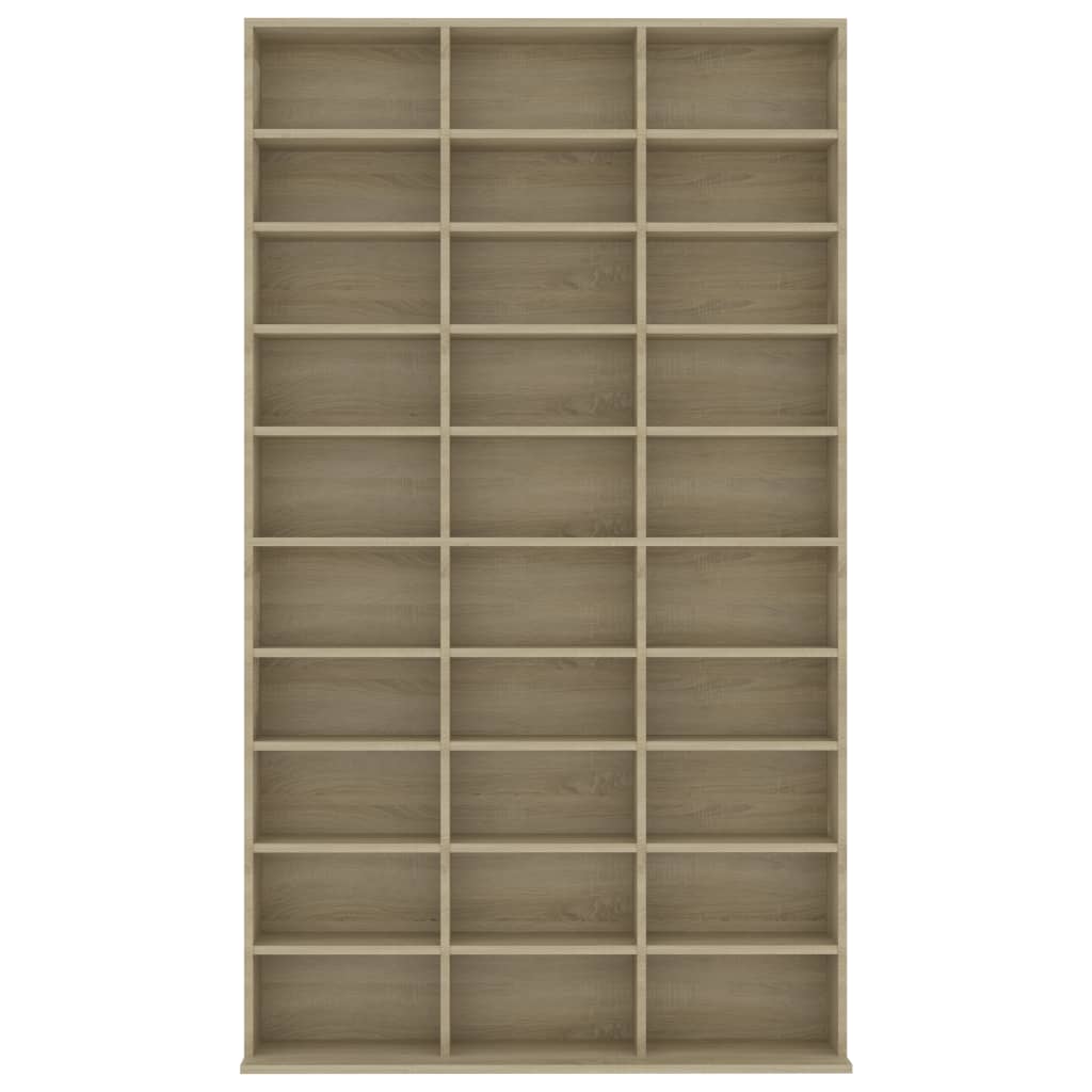 CD-Schrank Sonoma-Eiche 102x16x177,5 cm Holzwerkstoff