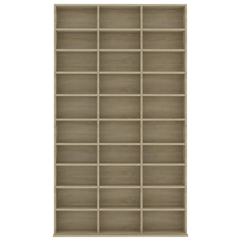 CD-Schrank Sonoma-Eiche 102x16x177,5 cm Holzwerkstoff