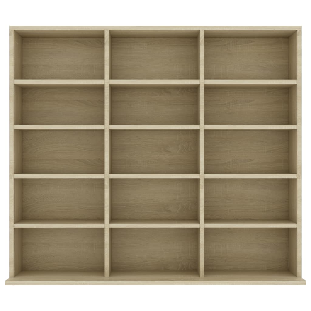 CD-Regal Sonoma-Eiche 102x23x89,5 cm Holzwerkstoff