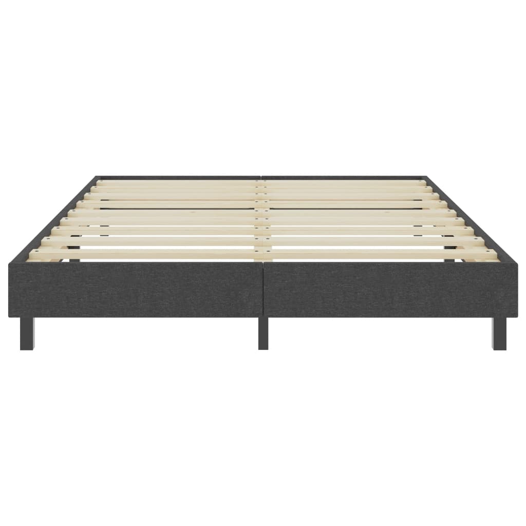 Boxspringbett Dunkelgrau Stoff 180x200 cm