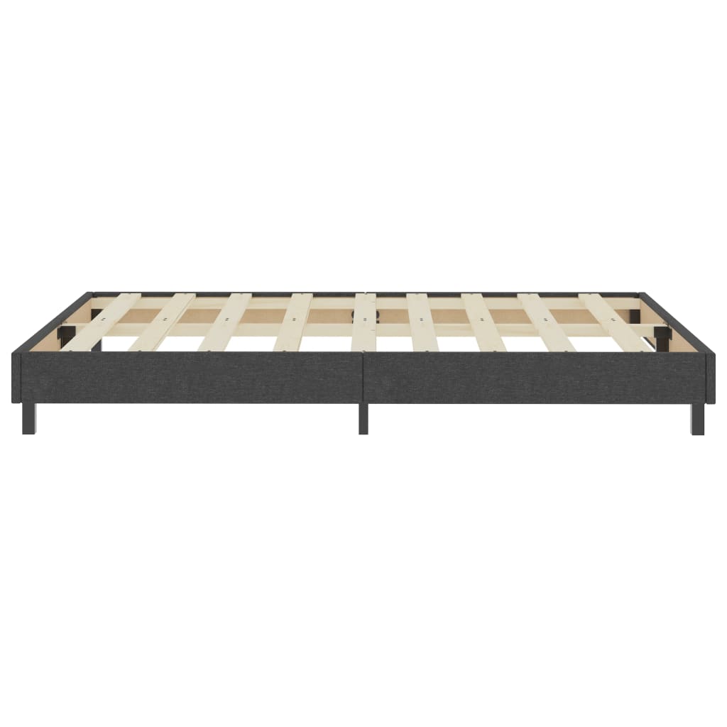 Boxspringbett Dunkelgrau Stoff 180x200 cm