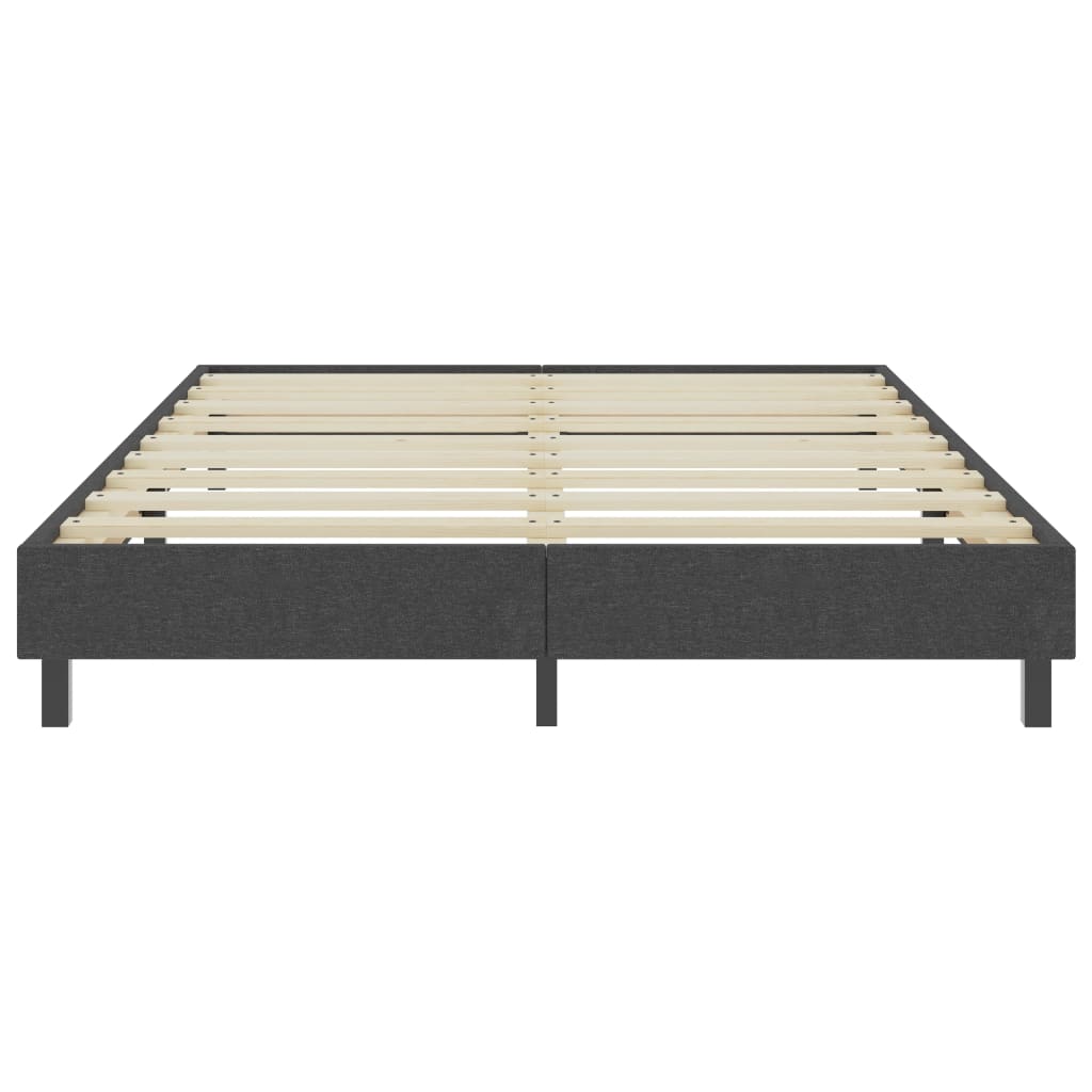 Boxspringbett Dunkelgrau Stoff 140x200 cm