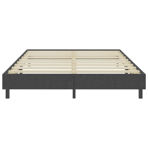 Boxspringbett Dunkelgrau Stoff 140x200 cm