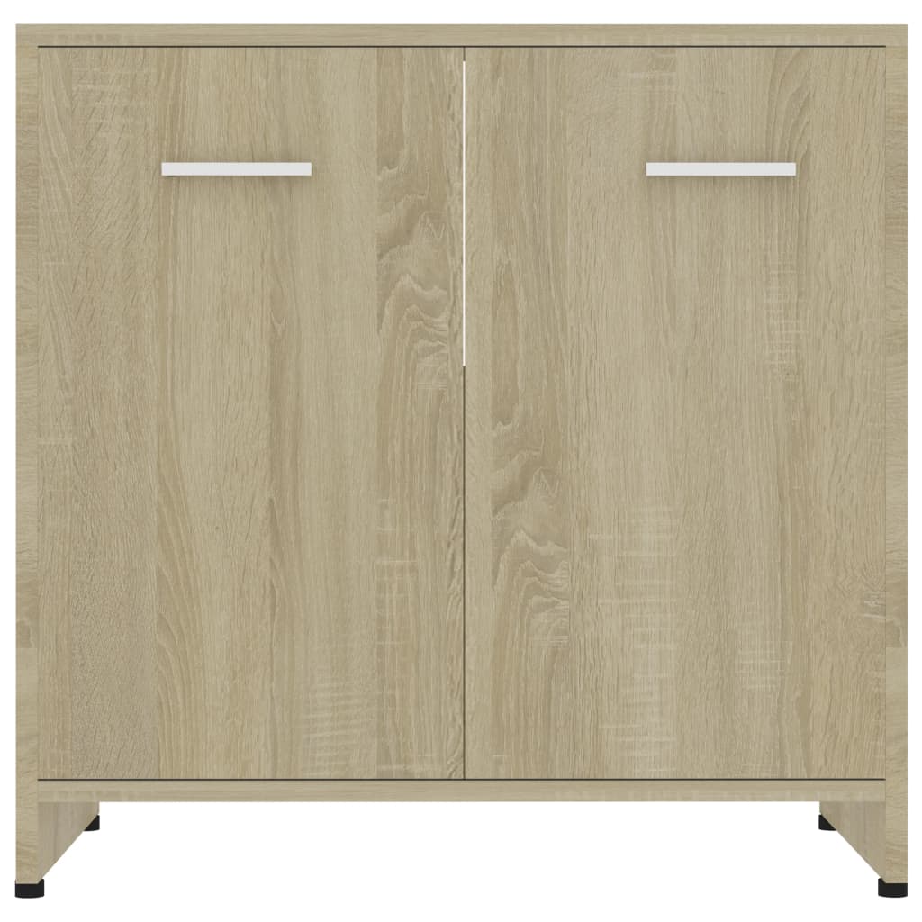 Badezimmerschrank Sonoma-Eiche 60x33x61 cm Holzwerkstoff