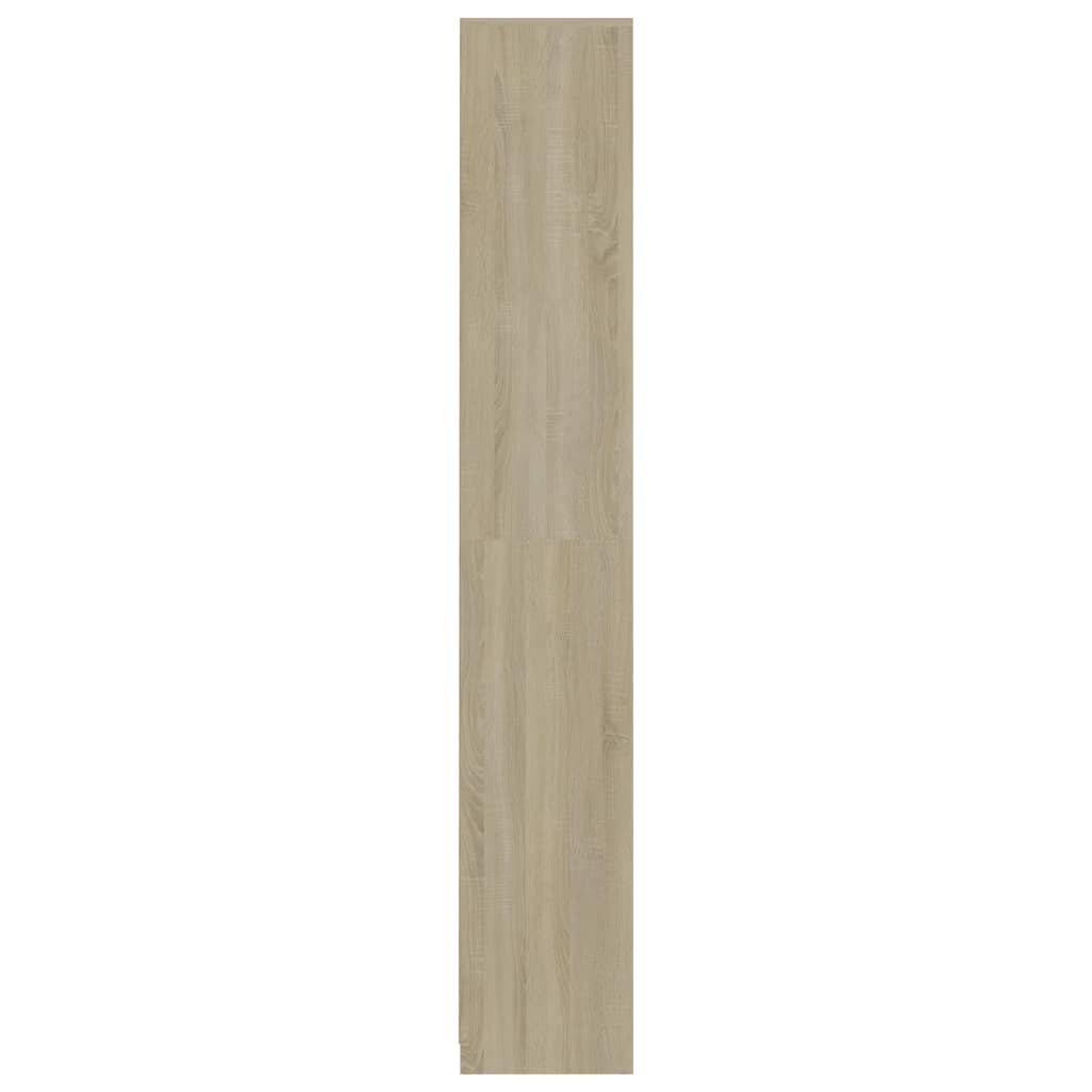 Badezimmerschrank Sonoma-Eiche 30x30x183,5 cm Holzwerkstoff