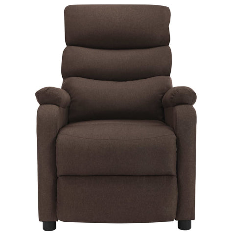 Massagesessel Braun Stoff