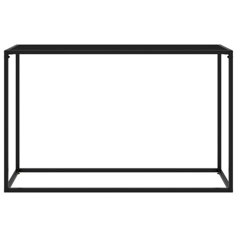 Konsolentisch Schwarz 120x35x75 cm Hartglas