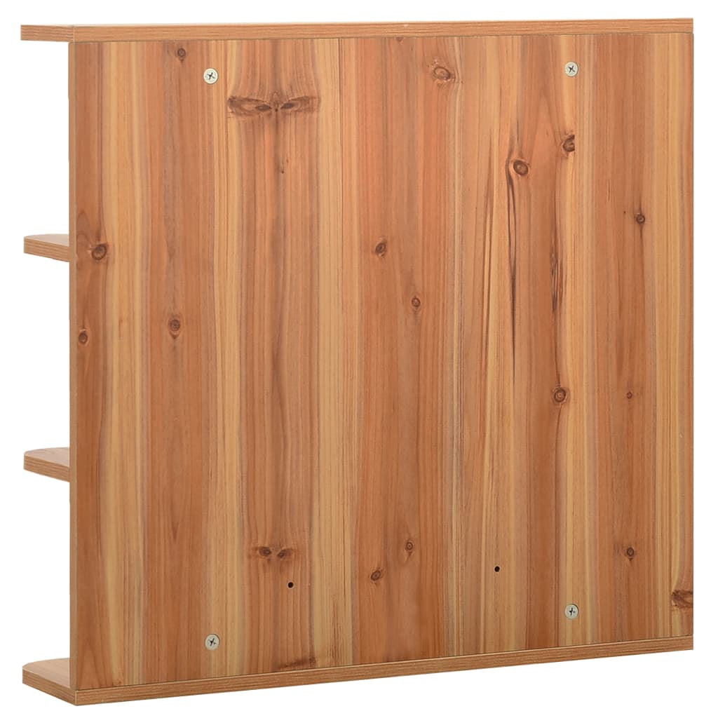 Bad-Spiegelschrank Eichefarben 66x17x63 cm MDF