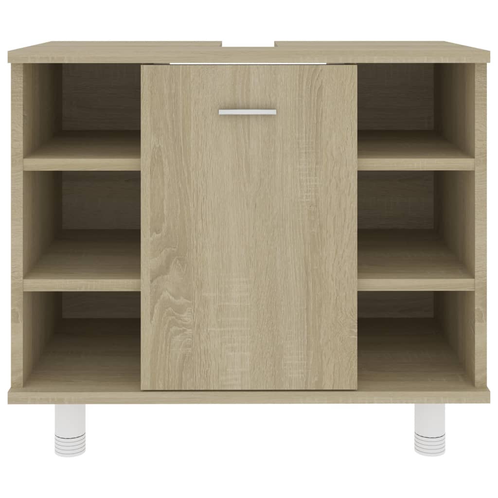 Badezimmerschrank Sonoma-Eiche 60x32x53,5 cm Holzwerkstoff