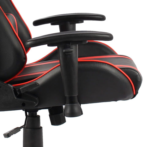 Gaming-Stuhl Drehbar Rot PVC