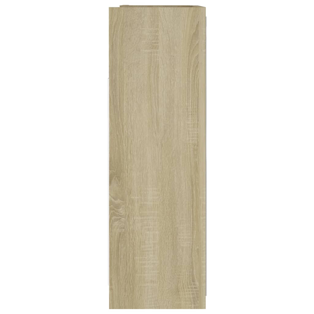 Bad-Spiegelschrank Sonoma-Eiche 62,5x20,5x64 cm Holzwerkstoff