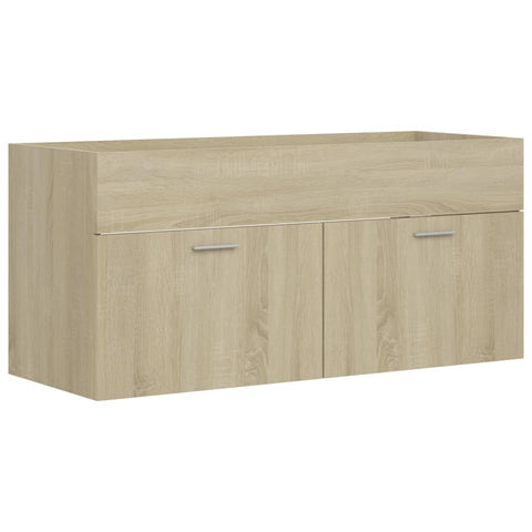 Waschbeckenunterschrank Sonoma-Eiche 100x38,5x46cm